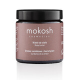 Mokosh, manteca corporal, sándalo con ámbar, 120 ml