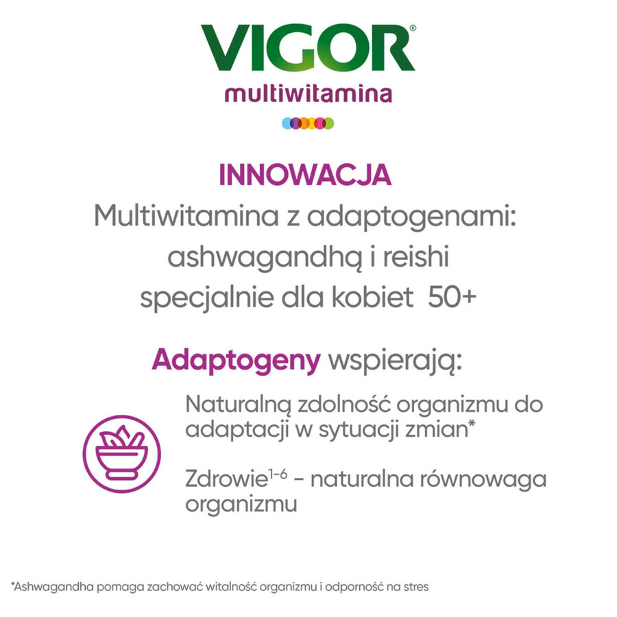 Vigor Multivitaminico Ona 50+, 60 compresse