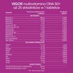 Vigor Multivitaminico Ona 50+, 60 compresse