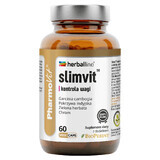 PharmoVit HerbalLine Slimvit Control de Peso, 60 cápsulas a base de plantas