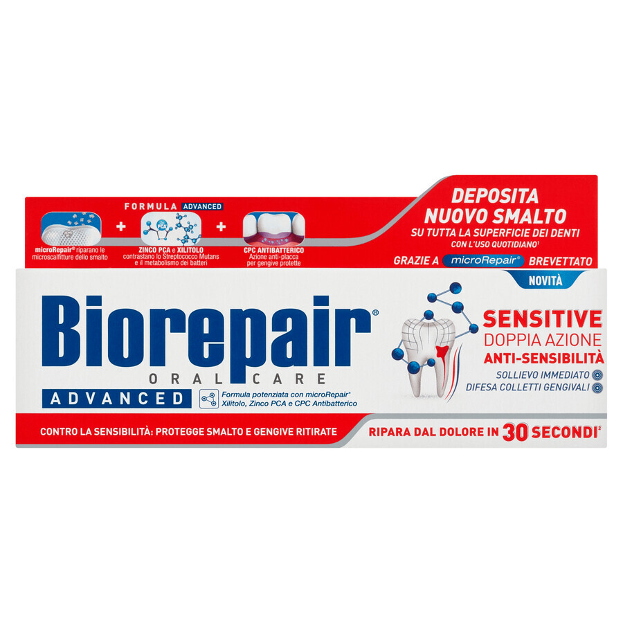 Biorepair Peribioma, Zahnpasta, Zahnfleischschutz, fluoridfrei, 75 ml