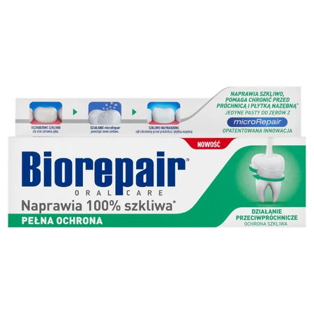 Biorepair Full Protection, pastă de dinți fără fluor, 75 ml