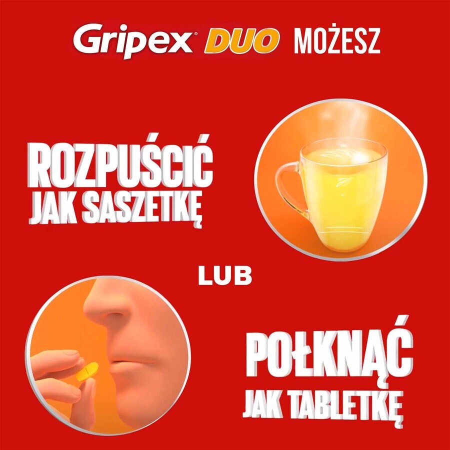 Gripex Duo, 16 comprimés