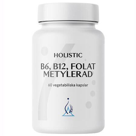 Holistic B6, B12, Folato Metylerad, 60 cápsulas