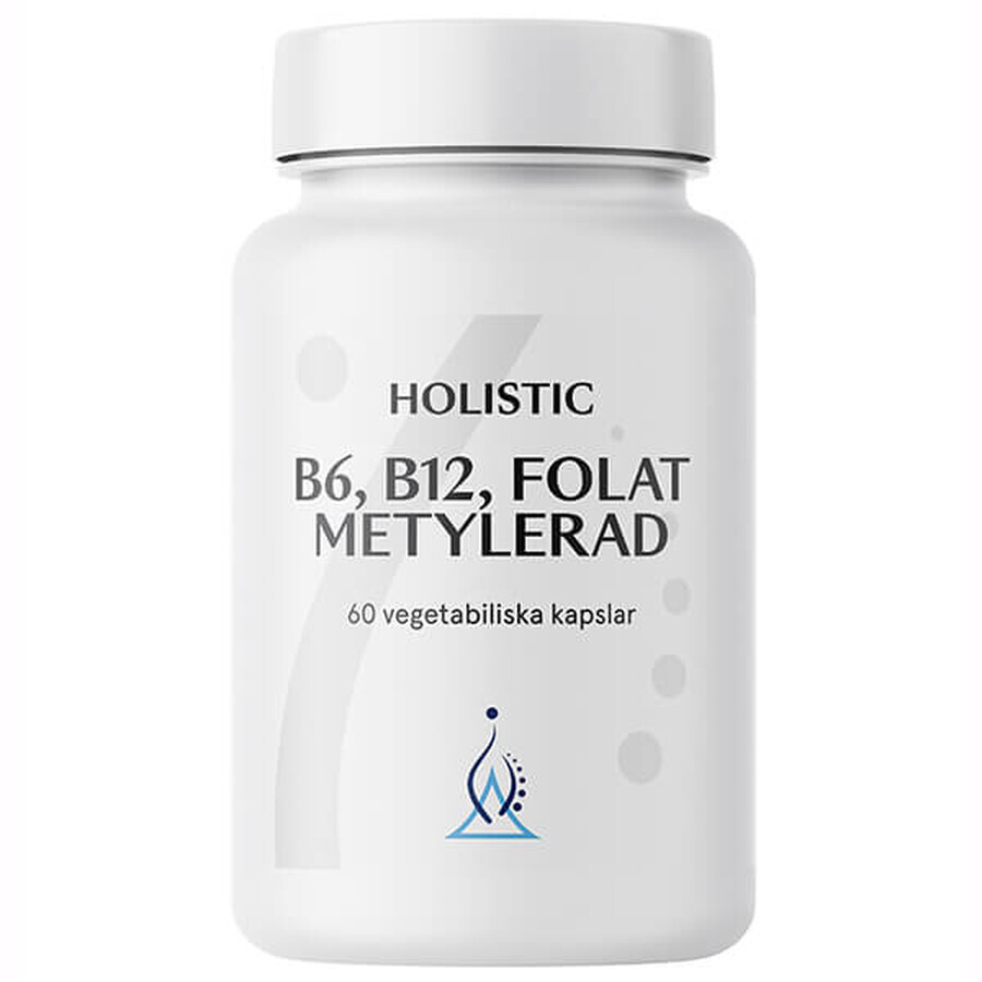 Holistic B6, B12, Folato Metylerad, 60 cápsulas