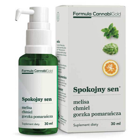 Fórmula CannabiGold Calm Sleep, aceite, 30 ml