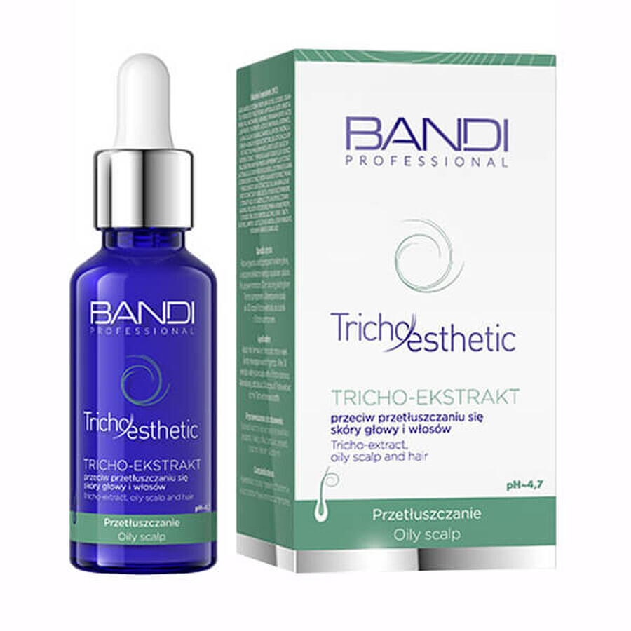 Bandi Tricho, extrait de cuir chevelu et cheveux gras, 30 ml