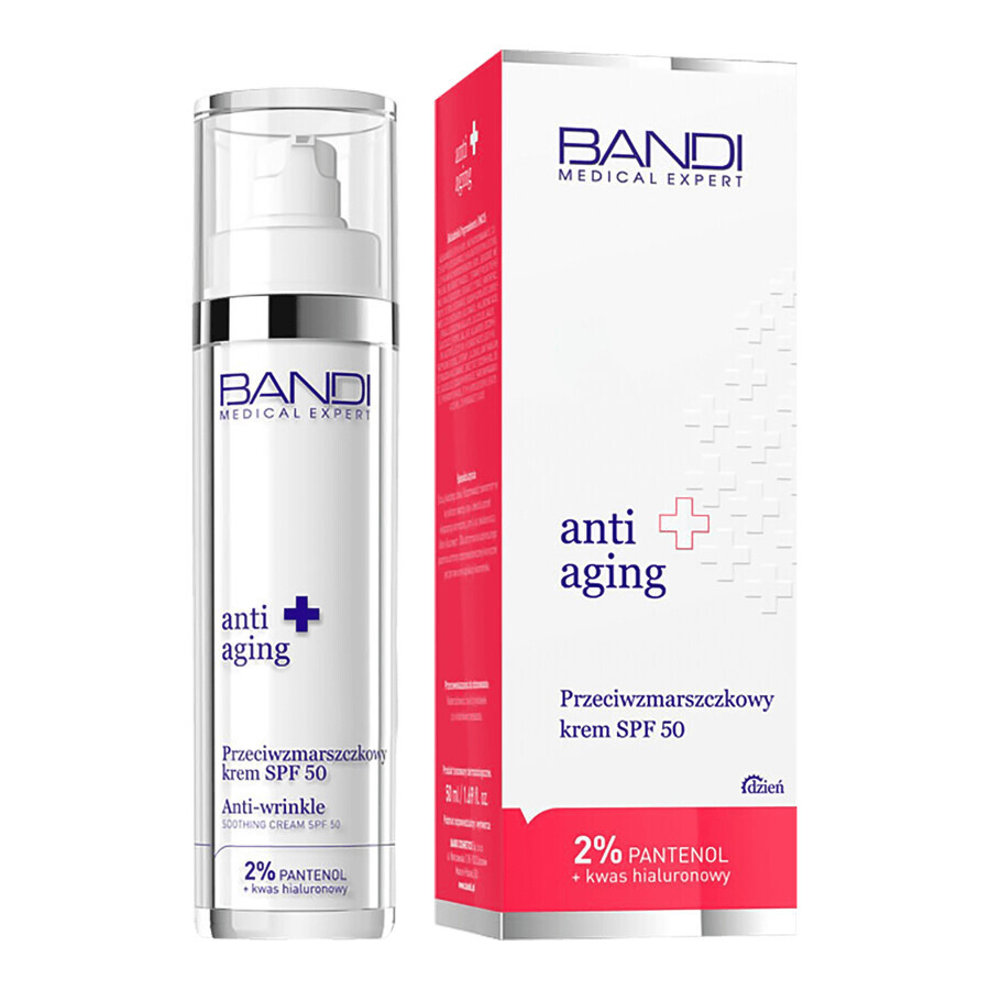 Bandi Medical Expert Anti Aging, crema antiarrugas, SPF 50, 50 ml