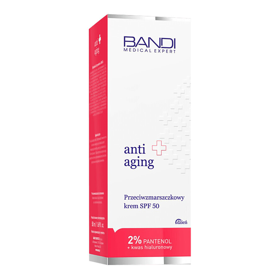 Bandi Medical Expert Anti Aging, crema antiarrugas, SPF 50, 50 ml