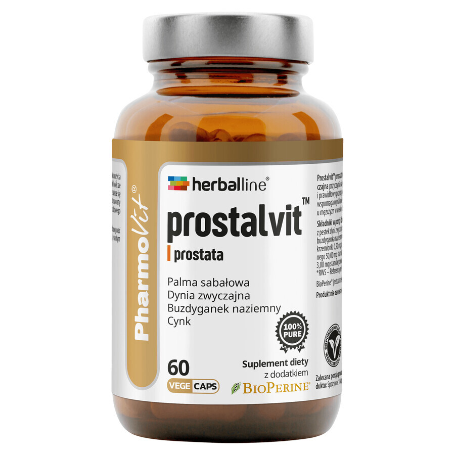 PharmoVit HerbalLine Prostalvit Prostata, 60 cápsulas vegetales