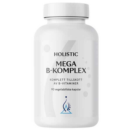 Holistic Mega B-Complex, 90 cápsulas vegetales