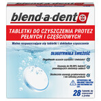 Blend-a-dent, Comprimidos limpiadores de dentaduras postizas, Frescor duradero, 28 comprimidos