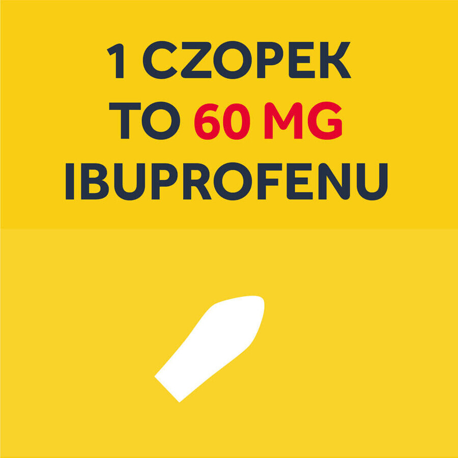 Nurofen for children 60 mg, suppositories, 10 pieces