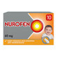 Nurofen para ni&#241;os 60 mg, supositorios , 10 unidades