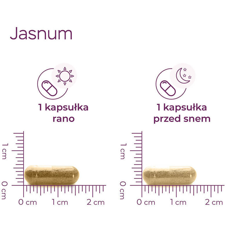 Jasnum, 30 cápsulas al día + 30 cápsulas por la noche