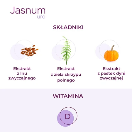 Jasnum Uro, 60 gélules