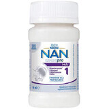 Nestlé NAN Expertpro HA 1, leche infantil hipoalergénica para bebés desde el nacimiento, líquida, 90 ml