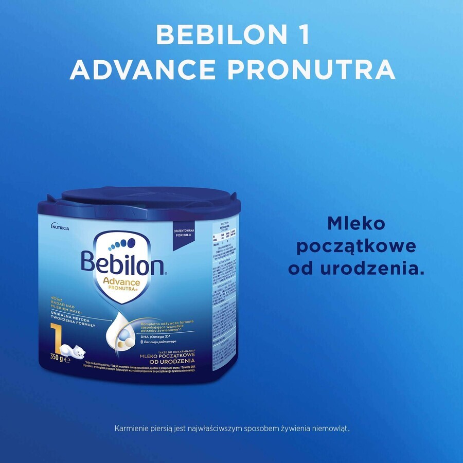 Bebilon Advance Pronutra 1, zuigelingenmelk, vanaf de geboorte, 350 g