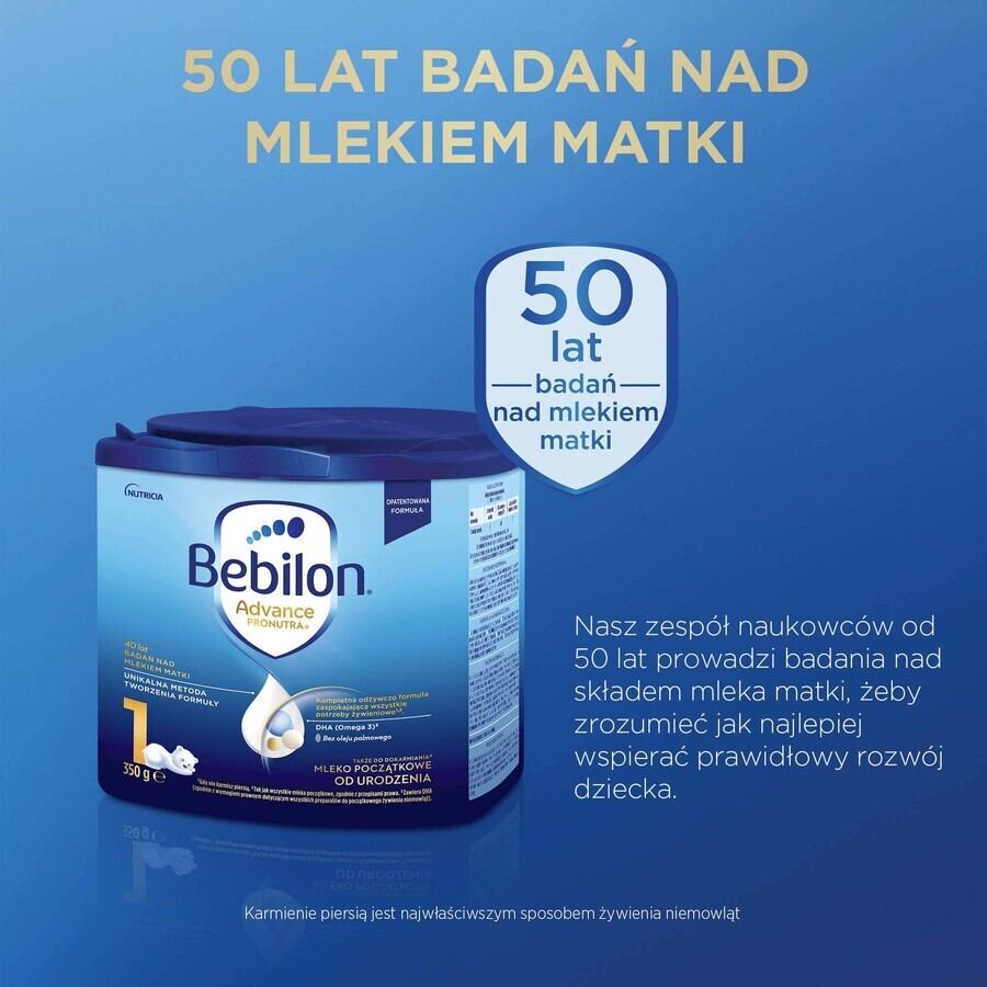 Bebilon Advance Pronutra 1, zuigelingenmelk, vanaf de geboorte, 350 g