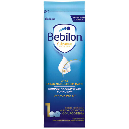 Bebilon Advance Pronutra 1, leche infantil, desde el nacimiento, 27,6 g x 1 sobre