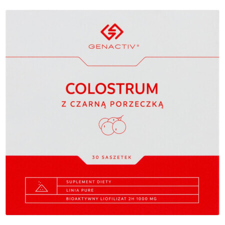 Genactiv Colostrum with black currant, powder, 3 gx 30 sachets