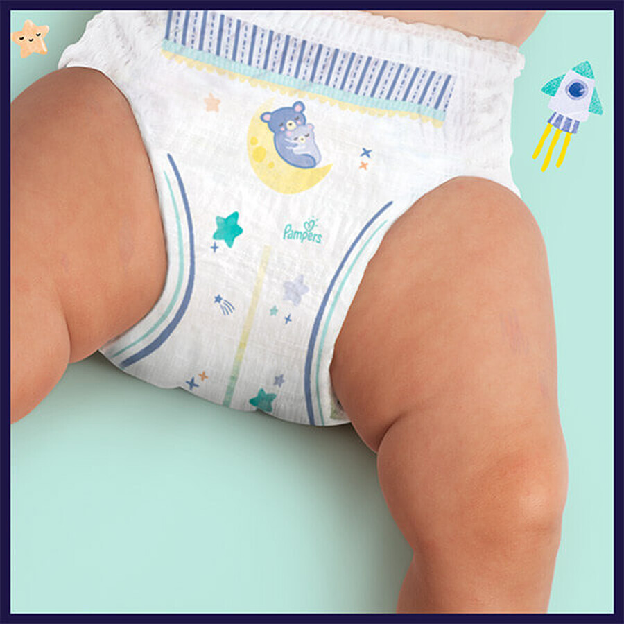 Pampers Night Pants, couches, taille 4, 9-15 kg, 25 pcs