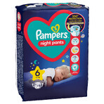 Pampers Night Pants, couches, taille 6, 15+ kg, 19 pcs