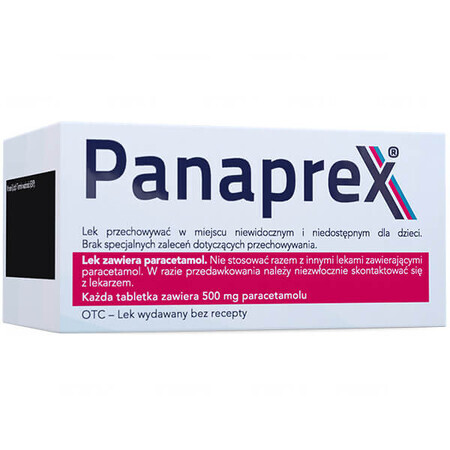 Panaprex, 500 mg, 50 comprimidos recubiertos con película