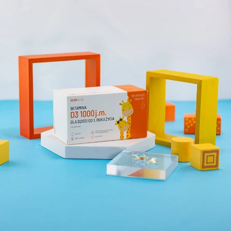 SEMA Lab Vitamina D 1000 UI pentru copii de la 1 an și adulți, 90 capsule twist-off
