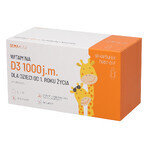 SEMA Lab Vitamina D 1000 UI para niños a partir de 1 año y adultos, 90 cápsulas twist-off