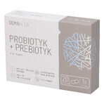 SEMA Lab Probiotic + Prebiotic, 20 capsules met vertraagde afgifte