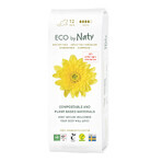 Eco by Naty Eco Sanitary Napkins with Wings, Compostable, Super, 12 pcs