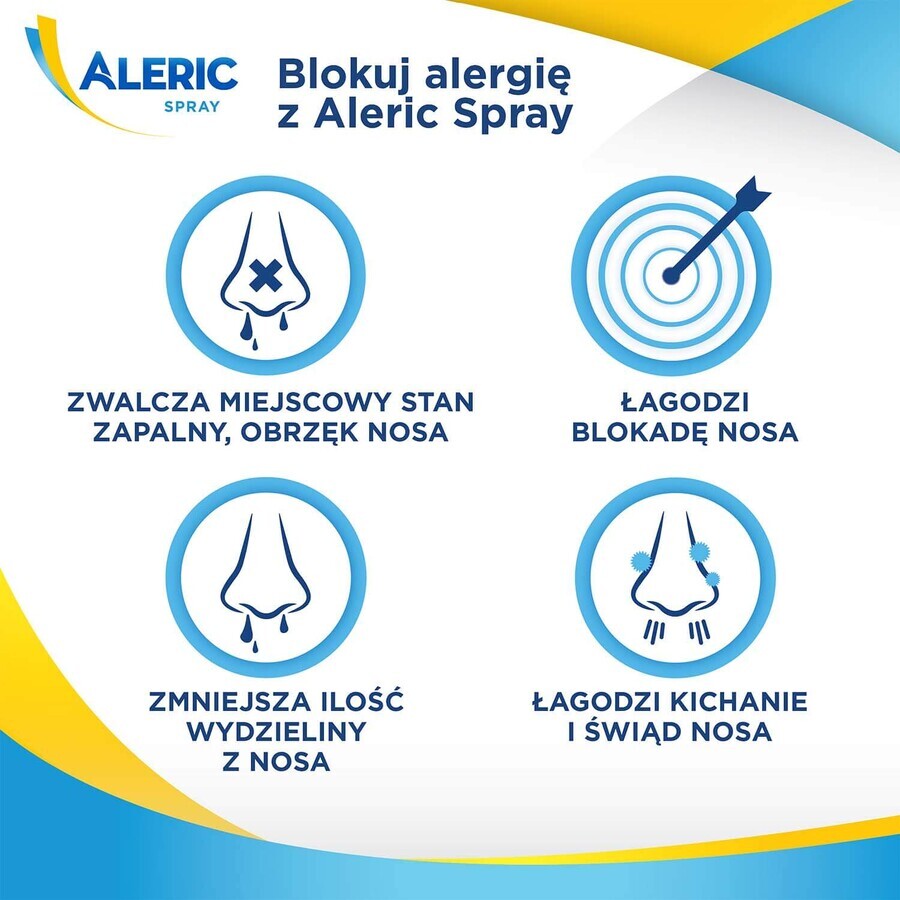 Aleric Spray 50 µg/dosis, spray nasal, suspensión, 140 dosis