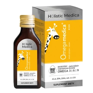 Omegamedica Kids, líquido, sabor limón-plátano, 100 ml