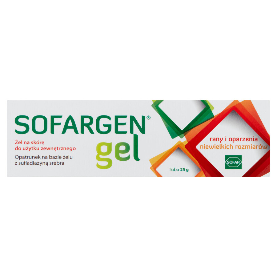 Sofargen Gel, gel per ferite e ustioni, 25 g