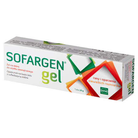 Sofargen Gel, gel per ferite e ustioni, 25 g