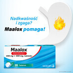 Maalox 400 mg + 400 mg, 20 Tabletten