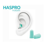 Haspro Multi Earplugs, Mint, 20 pcs