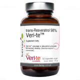 Kenay Trans-Resveratrol 98% Veri-te, 60 cápsulas vegetales