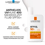 La Roche-Posay Anthelios UVMune 400, fluido protettivo invisibile, SPF 50+, 50 ml