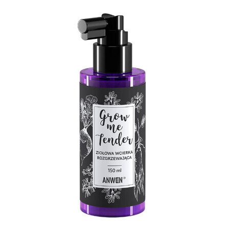 Anwen Grow Me Tender, loción calentadora a base de hierbas, 150 ml