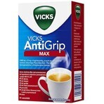 Vicks AntiGrip Max 1000 mg + 16 mg + 4 mg, granulado para solución oral, 14 sobres