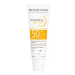 Bioderma Photoderm Spot-Age, crema protectora antioxidante para prevenir la hiperpigmentación, FPS 50+, 40 ml