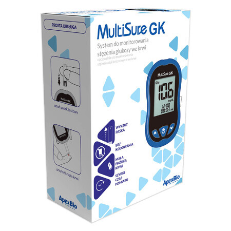 MultiSure GK, un sistema para monitorizar la concentración de glucosa y cuerpos cetónicos en sangre