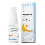 Osavi Vital Melatonina 1 mg con Passiflora, spray oral, sabor a grosella negra, 25 ml