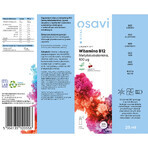 Osavi Vital Vitamina B12, metilcobalamina 100 µg, spray oral, sabor cereza, 25 ml