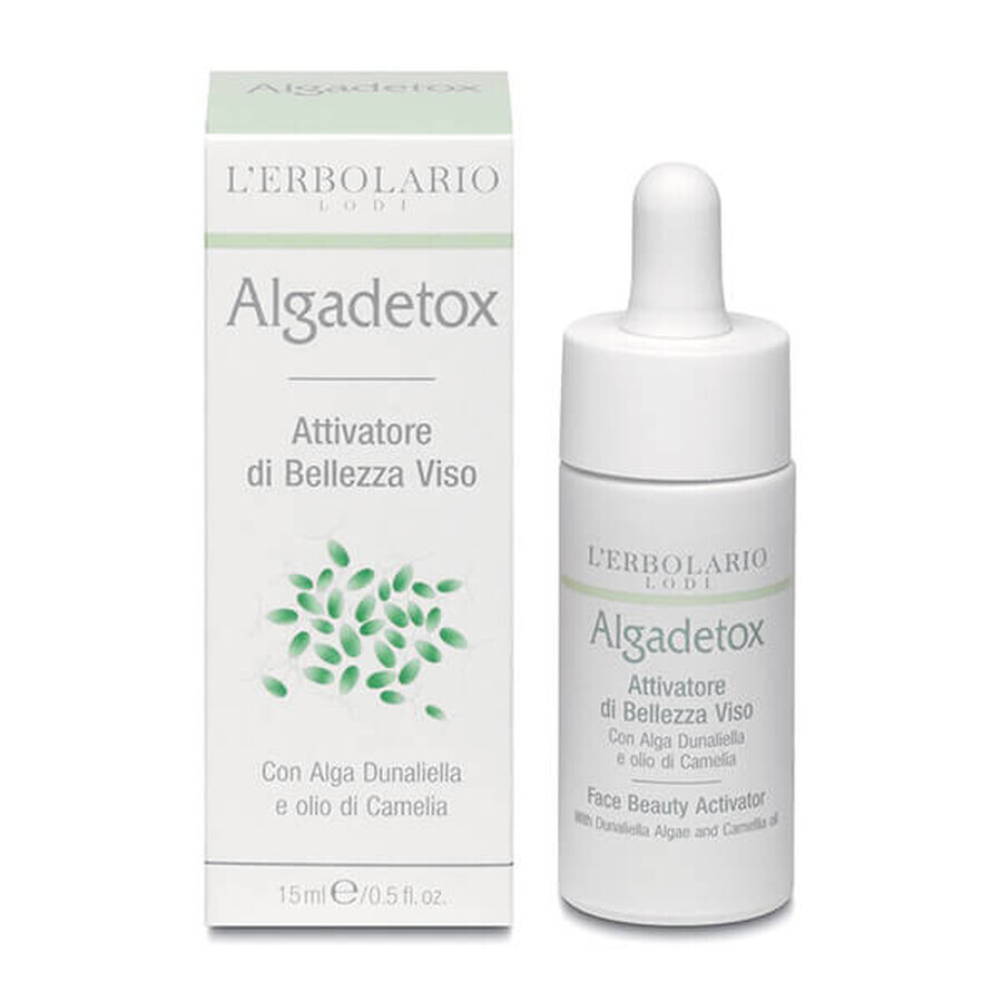 L'Erbolario Algadetox, activador de belleza para el rostro, 15 ml