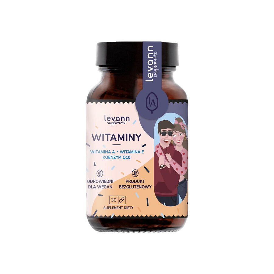 Levann Vitaminas, 30 cápsulas + Minerales, 30 cápsulas