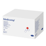 Medicomp, compresas no tejidas, no esterilizadas, 4 capas, 30 g/m2, 10 cm x 20 cm, 100 unidades