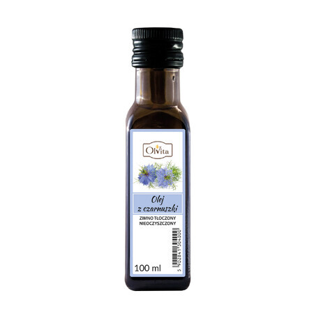 OlVita Aceite de comino negro, prensado en frío, sin refinar, 100 ml